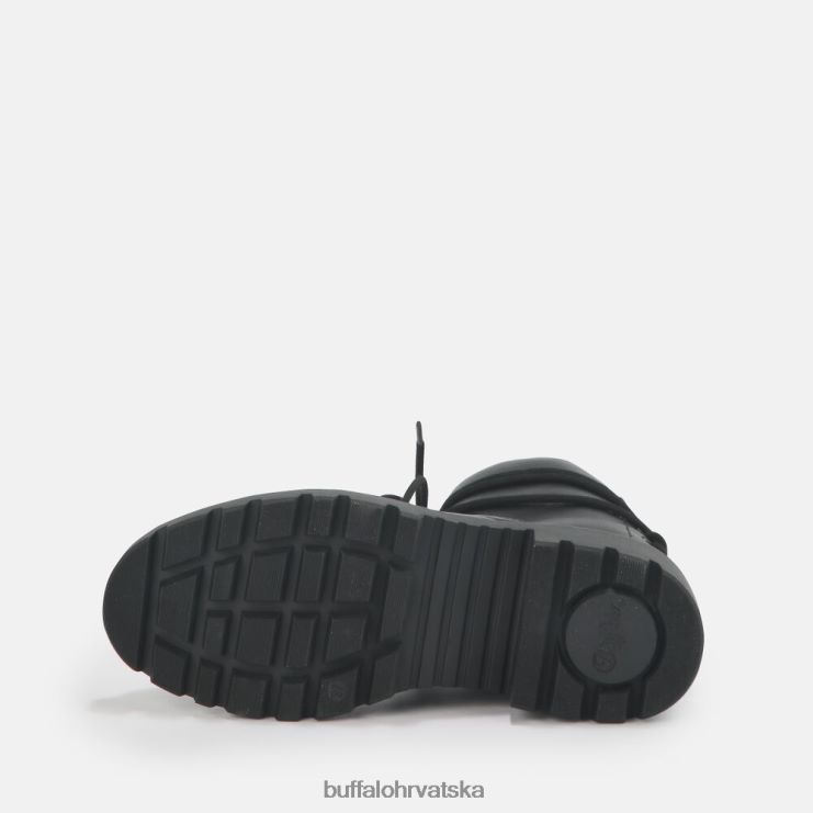 crno Buffalo stash gležnjača veganska |čizme TDD6T698